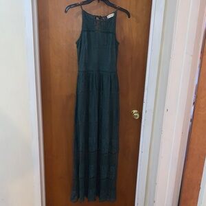 Altar’d State High Neck Lace Maxi Dress